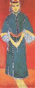 Henri Matisse Zorah Standing (mk35) oil on canvas